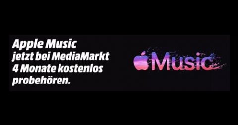 Apple Music 4 Monate gratis probehören
