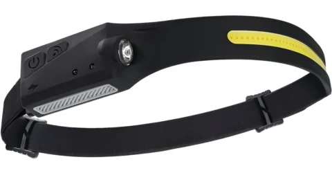 Superhelle COB-LED Stirnlampe mit Gestensteuerung
