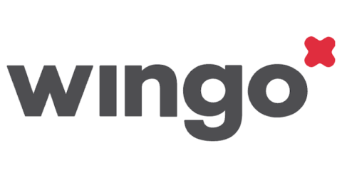 Wingo Logo Das Logo von Wingo